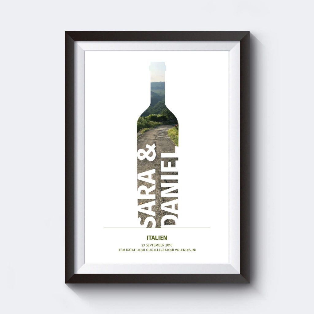 Poster vinflaska