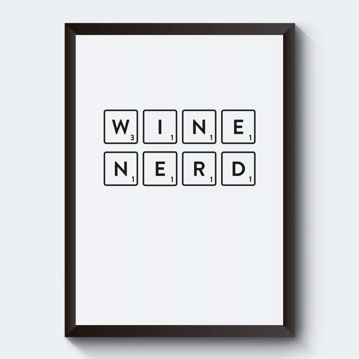 Wine nerd poster